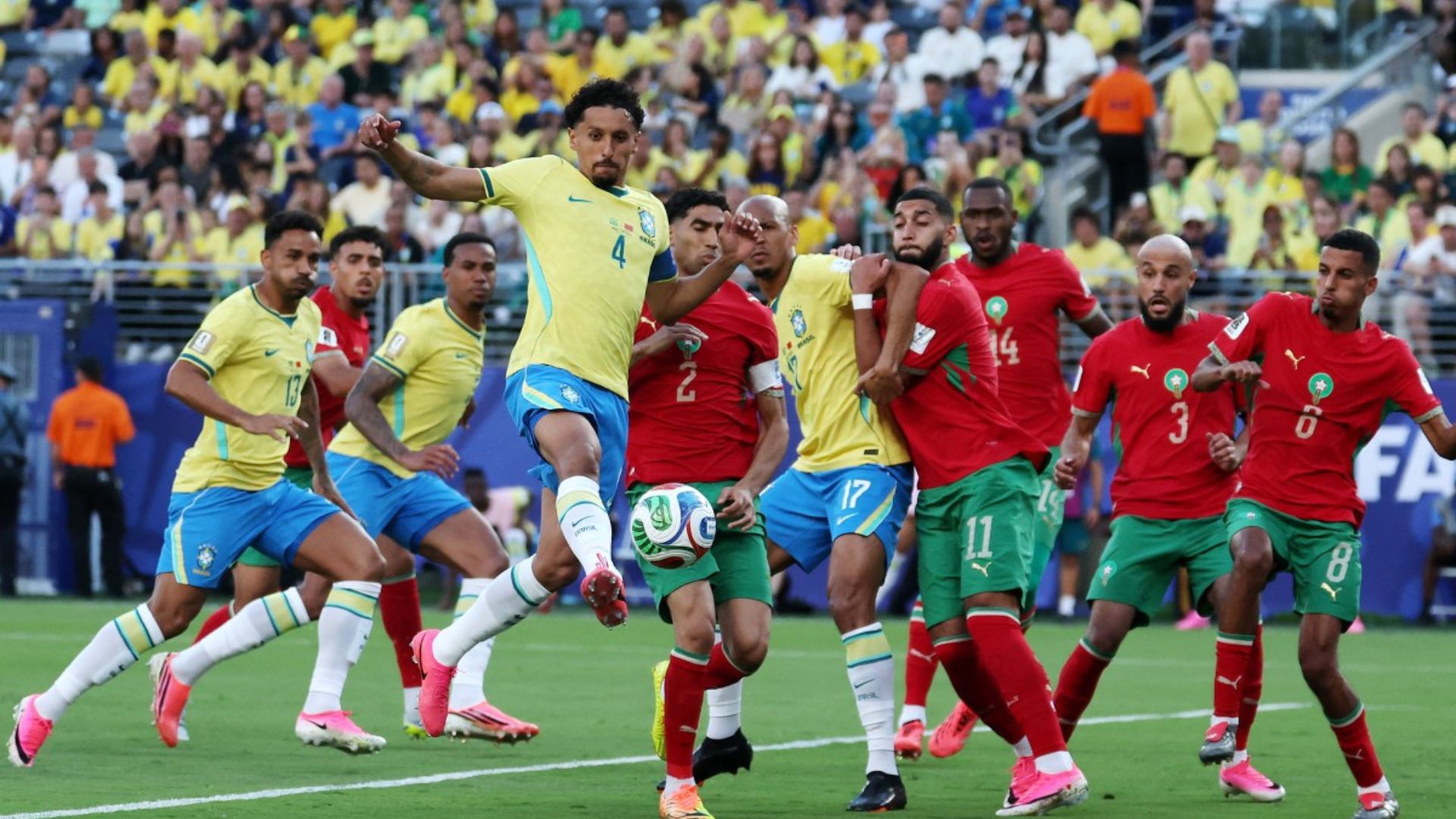 البرازيل تضع علم المغرب على قميصها... فما السبب؟